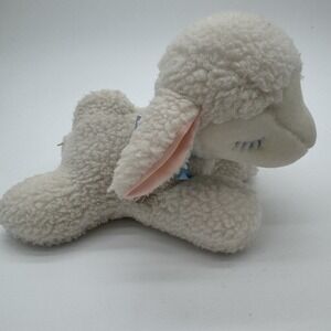Vintage Eden Musical Lamb Plush Wind Up Toy Moving Head Lullaby Baby Nursery
